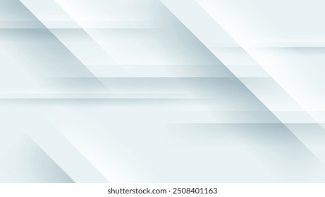 white overlapping stripes background. great for banner, poster, web, presentation.