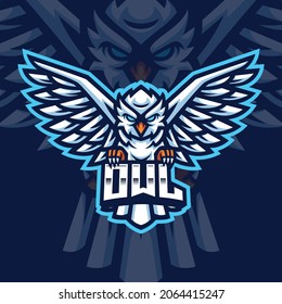 White Owl Gaming Logo Template