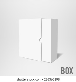 White Package Box.Mockup.