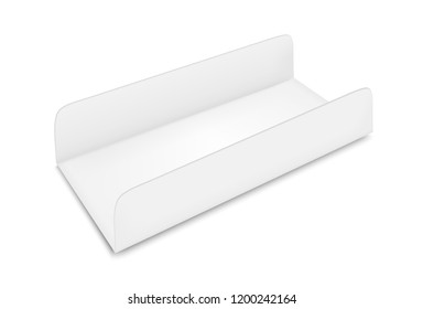 White package for snacks, food and chocolate.