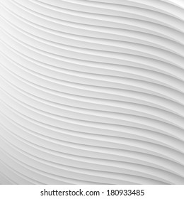 white paper 3d background with striped texture. vector illustration. 