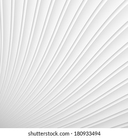 white paper 3d background with striped texture. vector illustration. 