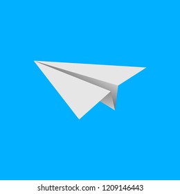 white paper airplane