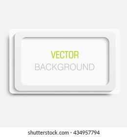 White paper banner
