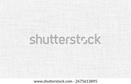 White paper canvas texture. Abstract grunge fabric texture. Vector illustration