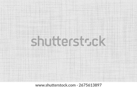 White paper canvas texture. Abstract grunge fabric texture. Vector illustration