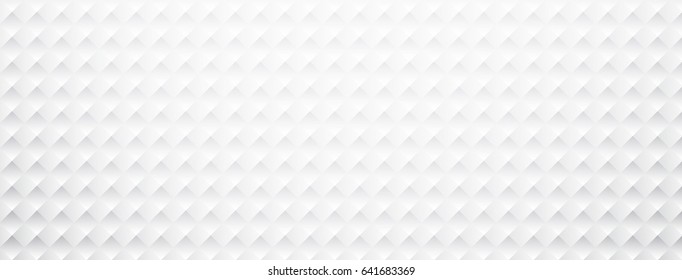 White paper checkered textured banner. Vector illustration.