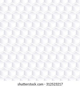 White paper cube seamless pattern. For business cards, banners, placards and posters design.