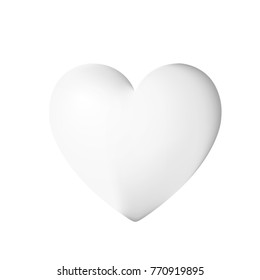 White paper cut love, Heart for Valentine's day or any other Love 