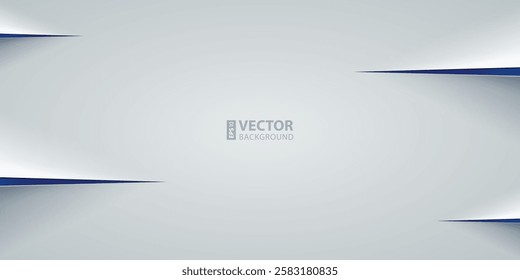 White paper cuts with realistic shadows abstract background. RGB EPS 10 vector illustration