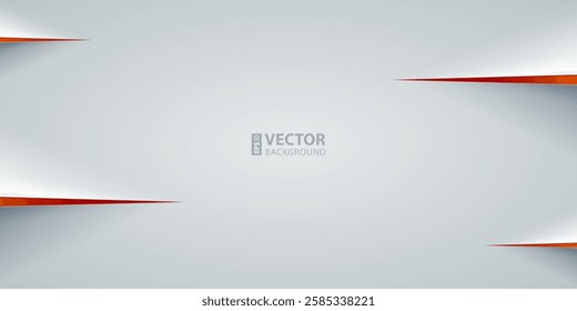 White paper cuts with realistic shadows abstract background. RGB EPS 10 vector illustration