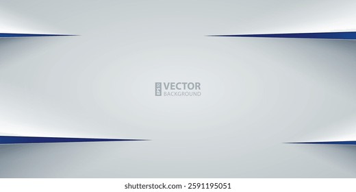 White paper cuts with realistic shadows abstract background. RGB EPS 10 vector illustration