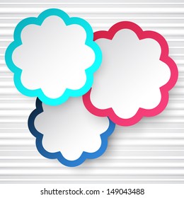 White paper frames.The illustration contains transparency and effects. EPS10