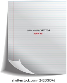 white paper graph / marketing paper / note