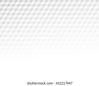 White paper hexagons textured blurred background. Vector illustration.
