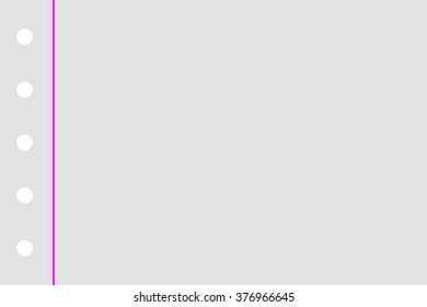 white paper with holes