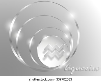 white paper horoscope and silver circles