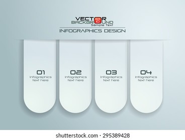 White Paper Infographics Design, Vector Illustration