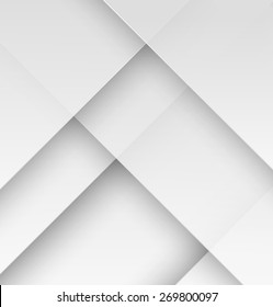White paper material design wallpaper with shadow. Vector illustration