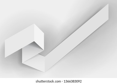 White paper modern background