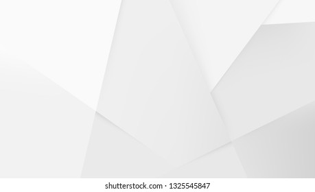 White Paper Modern Triangle Polygon Background. EPS10 Vector