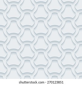 Libro blanco con efecto de extrusión de contorno. Resumen 3d fondo transparente. EPS10 vectorial de semitono.