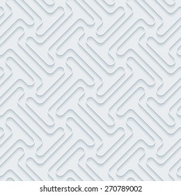 Libro blanco con efecto de extrusión de contorno. Resumen 3d fondo transparente. EPS10 vectorial de semitono. Ver otros en Mis juegos de papel perforados.