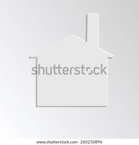 White paper plant icon