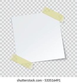 white paper reminder, vector