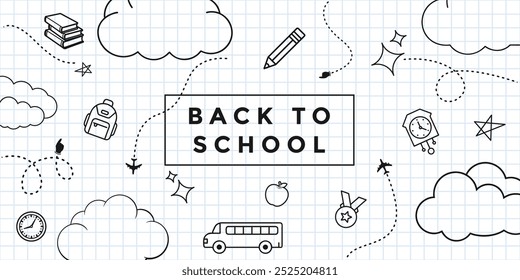 White Paper Schule Hintergrund Linie Kunst.