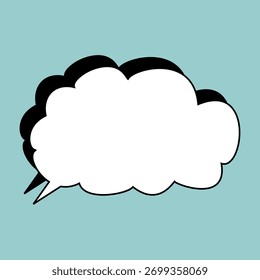 Papel blanco en forma de burbujas de jabón sobre un fondo azul.