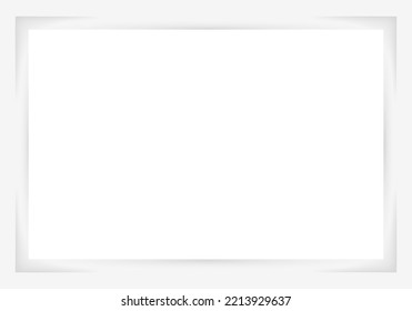 White Paper sheet. Paper Card. Vector Illustration