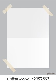 White paper sheet, Vector