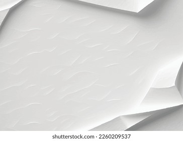 White paper texture background - White creased poster texture