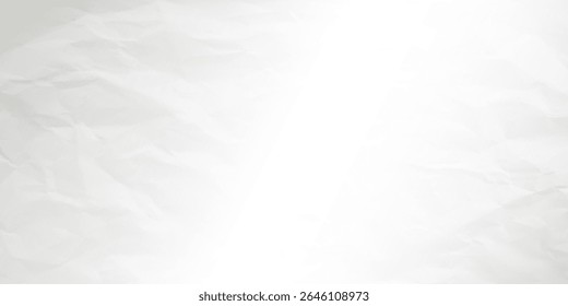 White Paper Texture background. Crumpled white paper abstract shape background with space paper for text