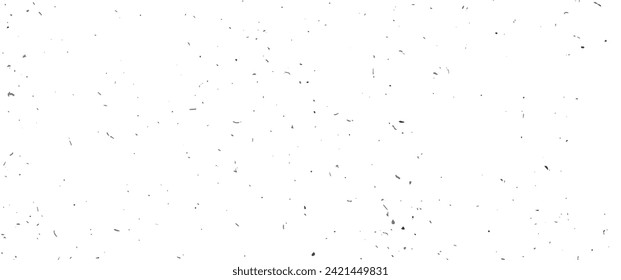 White paper texture with dark dust particles. Cardboard paper gritty texture. Minimalistic grainy eggshell vector illustration. Abstract grunge background. Grunge stamp, vintage effect