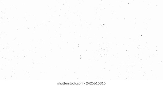 White paper texture with dark dust particles. Cardboard paper gritty texture. Minimalistic grainy eggshell vector illustration. Abstract grunge background. Grunge stamp, vintage effect