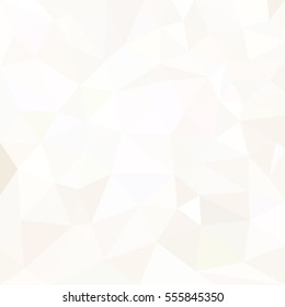 White paper texture. Winter white template for your design. Polygonal  Background of triangles. Geometric style. 