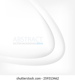 White paper vector background curve line overlap layer with space for text and message modern artwork for website design