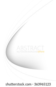 White paper vector background with space overlap layer for background design