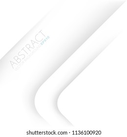 White paper vector background triangle geometric element with white space for design