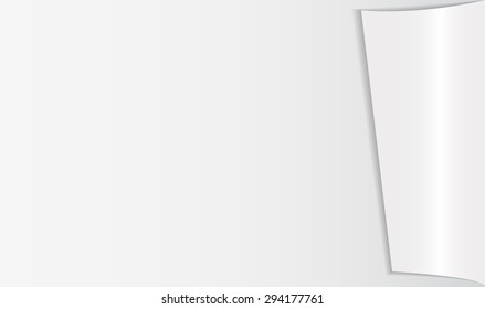 White Paper.  Vector illustration. EPS10