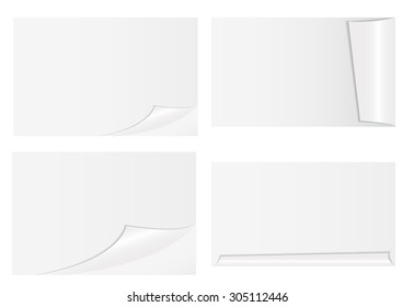 White Paper.  Vector illustration. EPS10