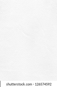 White paper watercolor texture with damages, folds and scratches size a4 vertical format. Vintage empty grayscale background with space for text. Vector illustration design element 8 eps