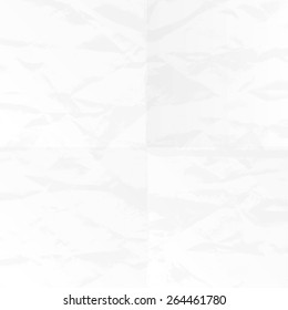 White paper wrinkled texture