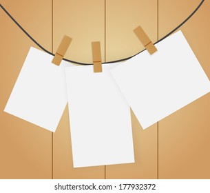 White Papers On Clothes Pin