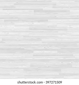 White parquet seamless wooden floor stripe mosaic tile. Editable vector pattern in swatches.