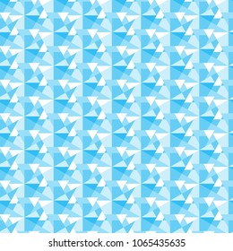 white and pastel blue triangle overlapped vertical striped pattern background vector illustration image