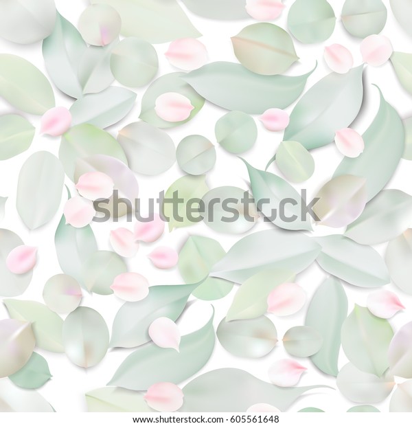 White Pastel Watercolor Background Soft Green Stock Vector