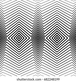White pattern with black stripes, seamless. Vector background